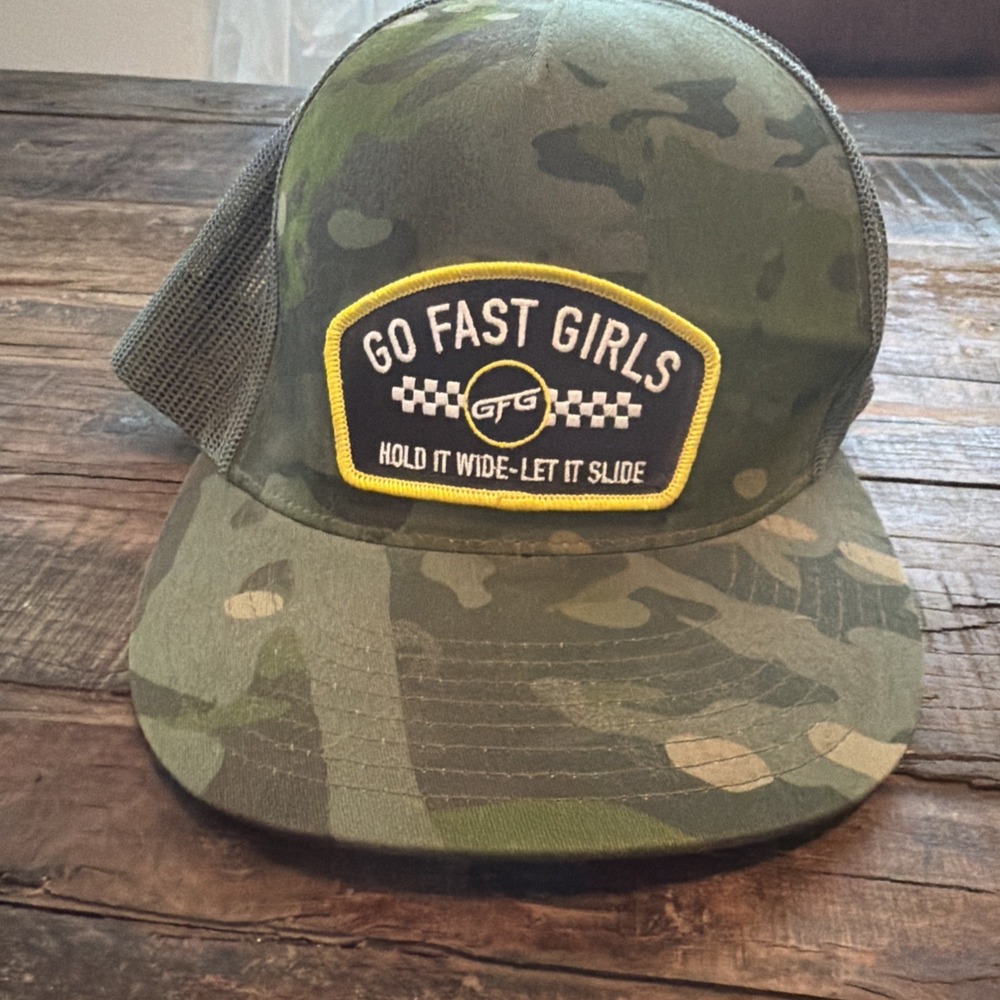 Go Fast Girls Camo SnapBack Hat!